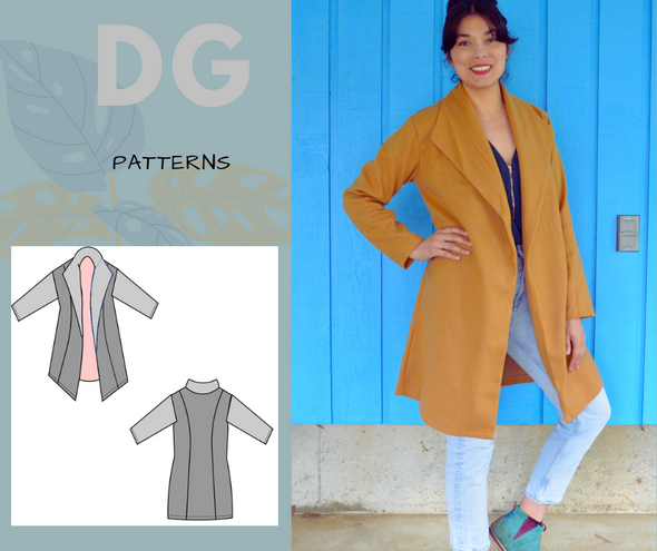 The Alicia Jacket PDF sewing pattern and sewing tutorial