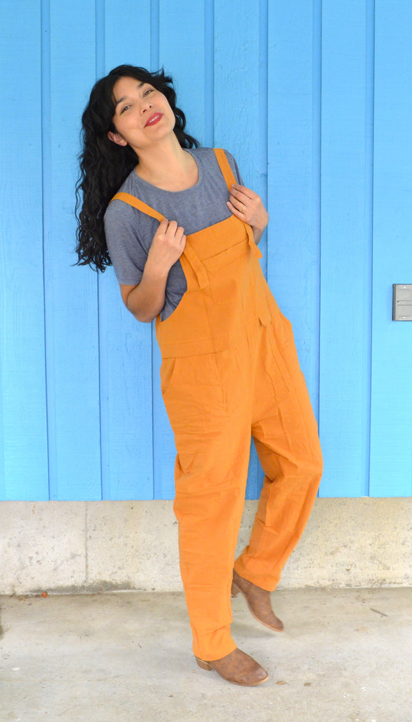 The Morales Dungarees PDF sewing pattern and sewing tutorial