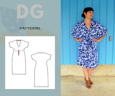 Domitila Dress PDF sewing pattern and tutorial
