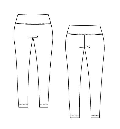 Mirna Leggings PDF sewing pattern