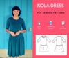 Nola Dress PDF sewing pattern - DGpatterns