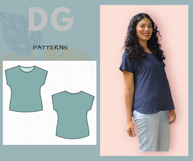 Victoria top For WOMEN PDF sewing pattern and sewing tutorial