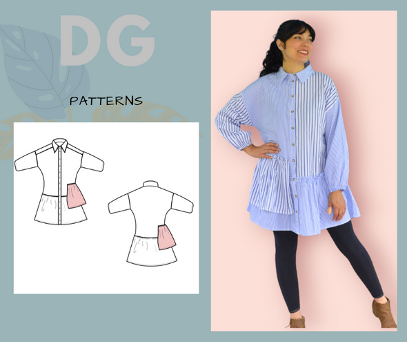 Albea Shirtdress PDF sewing pattern
