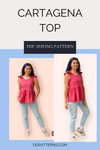 Cartagena Top PDF sewing pattern