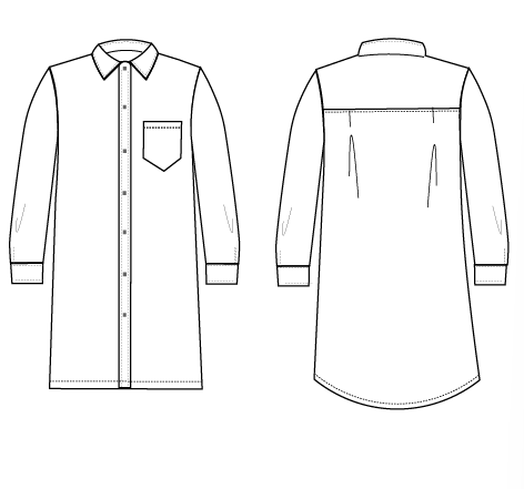 Villarrica Shirtdress PDF sewing pattern and printable sewing tutorial