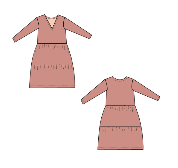 The Archeo Dress PDF sewing pattern and sewing tutorial