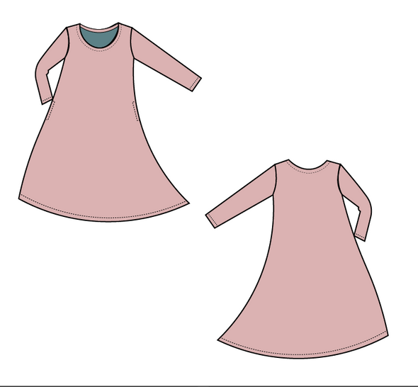 The Kansas Dress PDF sewing pattern and sewing tutorial