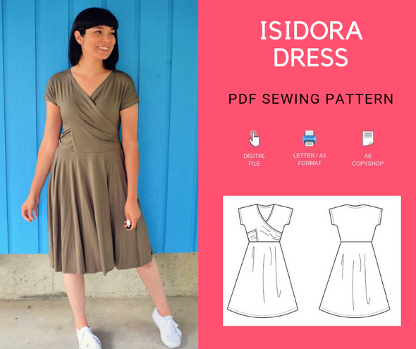 Isidora Dress Pattern - DGpatterns