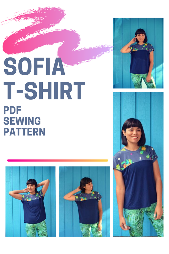 Sofia Knit Top PDF sewing pattern