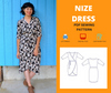 NIZE DRESS For WOMEN PDF sewing pattern and sewing tutorial