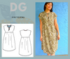JANICE DRESS FOR WOMEN PDF sewing pattern and sewing tutorial
