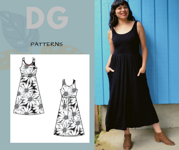 Pamela Dress PDF sewing pattern