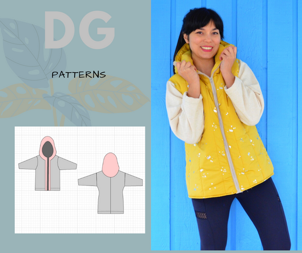 Jonah Puff Jacket PDF sewing pattern and printable sewing tutorial