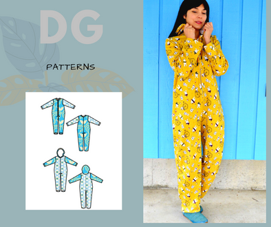 Antonia Onesie PDF sewing pattern and printable sewing tutorial