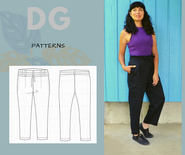 The Zena Pants PDF sewing pattern