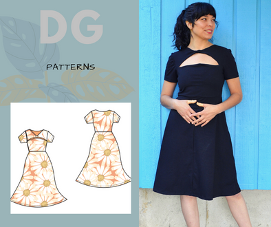 Navea Dress PDF sewing pattern and printable sewing tutorial