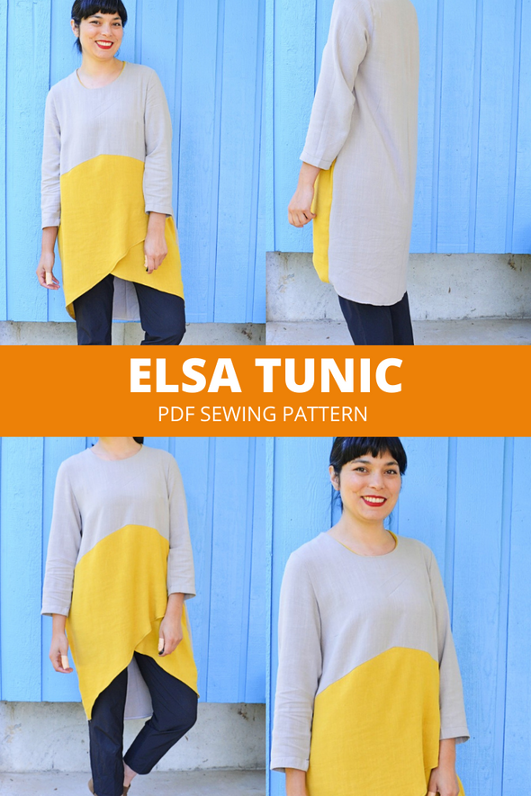 Elsa Tunic PDF sewing pattern