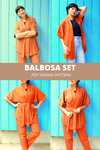 Balbosa Set PDF sewing pattern and printable sewing tutorial for women