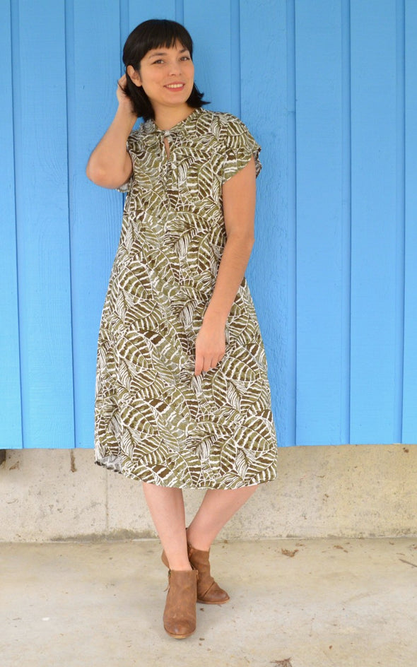 JANICE DRESS FOR WOMEN PDF sewing pattern and sewing tutorial