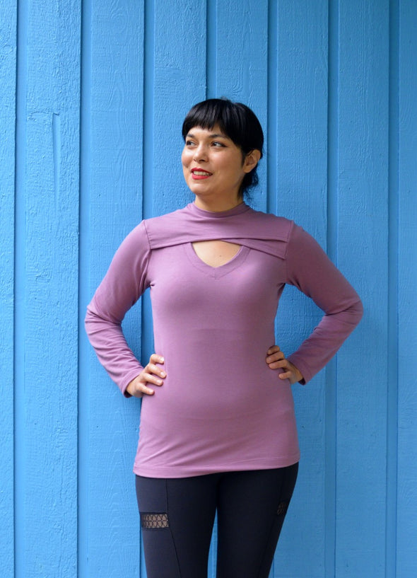 Inti knit top PDF sewing pattern and printable sewing tutorial