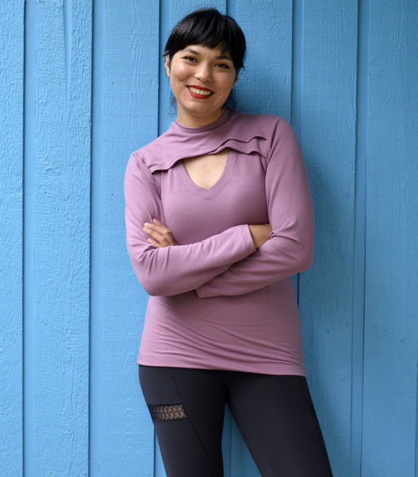 Inti knit top PDF sewing pattern and printable sewing tutorial