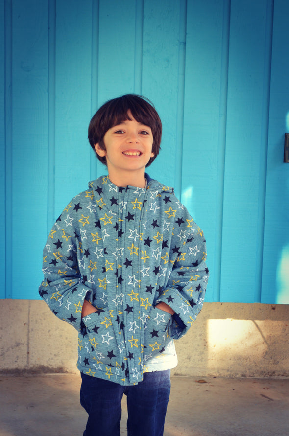 Maxwell Raincoat For Kids PDF sewing pattern