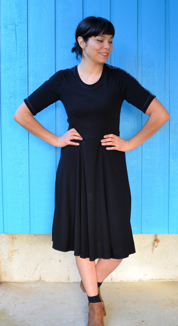 Marley knit top and dress PDF sewing pattern