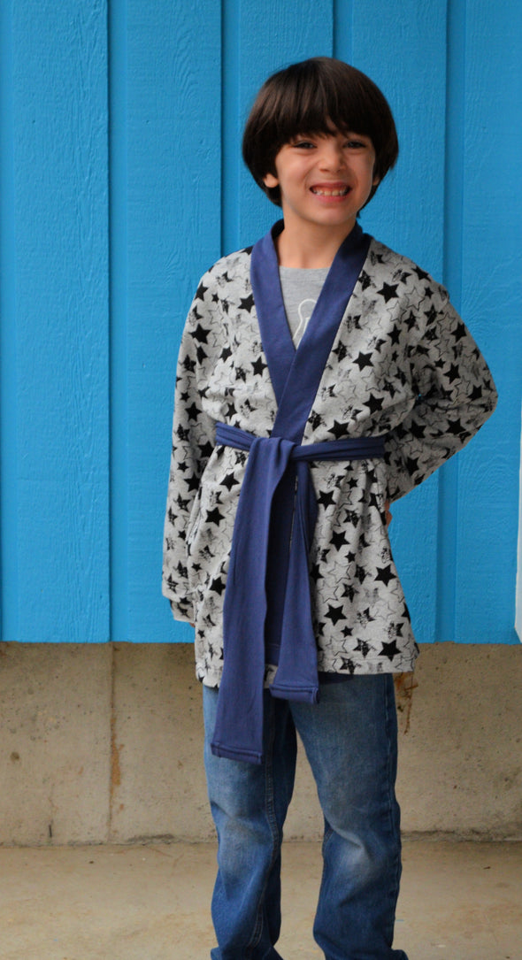 House Coat For KIDS, WOMEN AND MEN PDF sewing pattern and sewing tutorial
