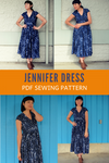 Jennifer Dress PDF sewing pattern