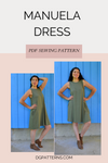 Manuela Dress PDF SEWING pattern and tutorial