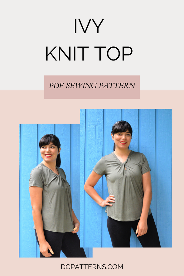 Ivy knit top pattern