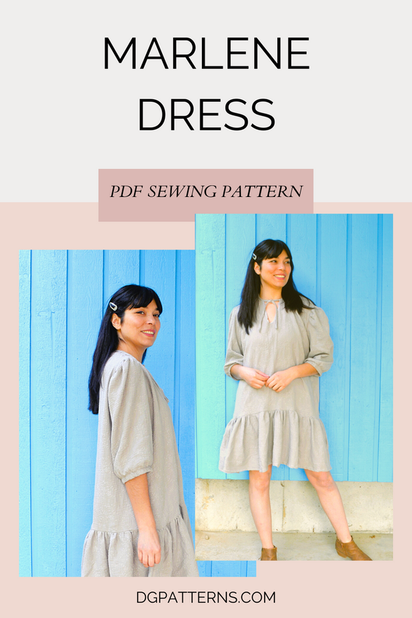 MARLENE DRESS  PDF sewing pattern