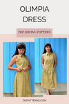 Olimpia Dress PDF sewing pattern and printable sewing tutorial