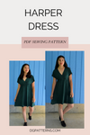 Harper dress PDF sewing pattern
