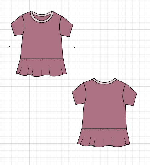 Damme Knit Top PDF sewing pattern and printable sewing tutorial for women including plus sizes