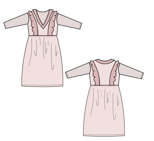 Kate Dress PDF sewing pattern and printable sewing tutorial