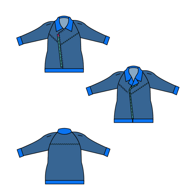 Bea Jacket PDF sewing pattern and printable sewing tutorial