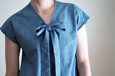 Necktie Top Pattern and Sewing Tutorial - DGpatterns
