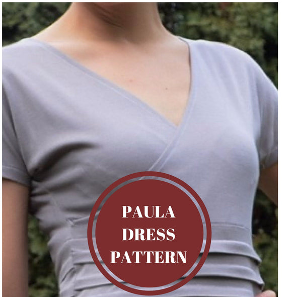Paula Dress Pattern:  Instant PDF Sewing PAttern - DGpatterns
