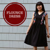 The Flounce Top and Dress PDF sewing pattern:  The files include a step by step sewing tutorial and patterns available in sizes 4 to 22 - DGpatterns