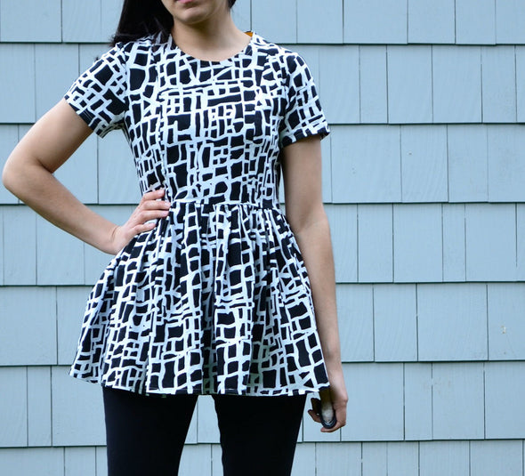 Anne Dress and Top PDF printable sewing pattern - DGpatterns