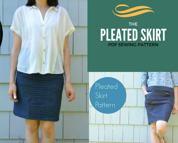 Pleated Skirt Pattern - DGpatterns