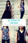 The Flounce Dress and Top PDF sewing pattern - DGpatterns