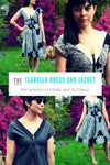 The Isabella Dress and Jacket PDF sewing pattern and step by step printable downloadable sewing tutorial with sizes for women 4 to 22 - DGpatterns