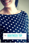 Boatneck top PDF sewing pattern - DGpatterns