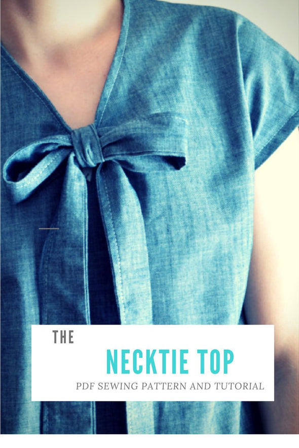 Necktie Top Pattern and Sewing Tutorial - DGpatterns