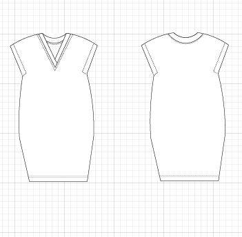 Ida Dress PDF printable sewing pattern and tutorial for women - DGpatterns