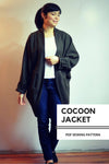 Cocoon Jacket PDF sewing pattern and tutorial - DGpatterns