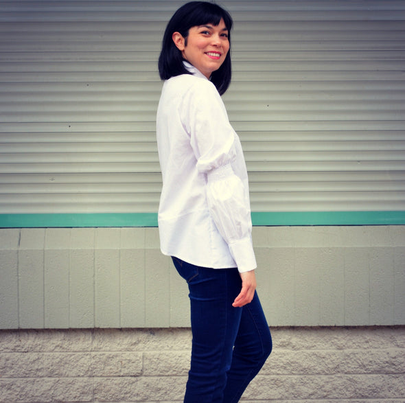 The Margareth Shirt PDF printable sewing pattern and step by step sewing tutorial - DGpatterns