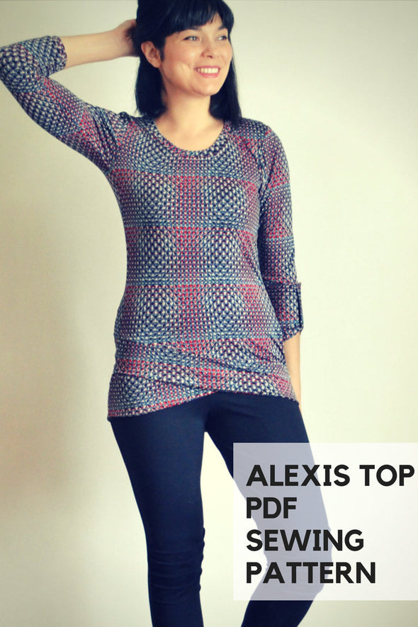 Alexis Top PDF sewing pattern and Sewing tutorial – DGpatterns